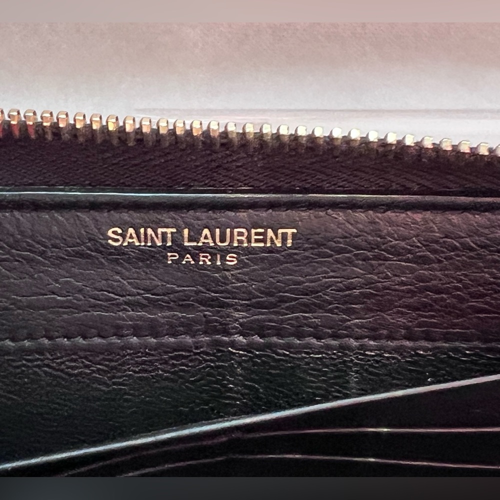Yves Saint Laurent Ligne Y Leather Wallet - Picture 8 of 10